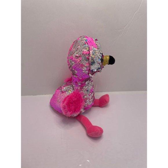 TY Beanie Boos Pinky Flamingo Plush - Picture 2 of 5